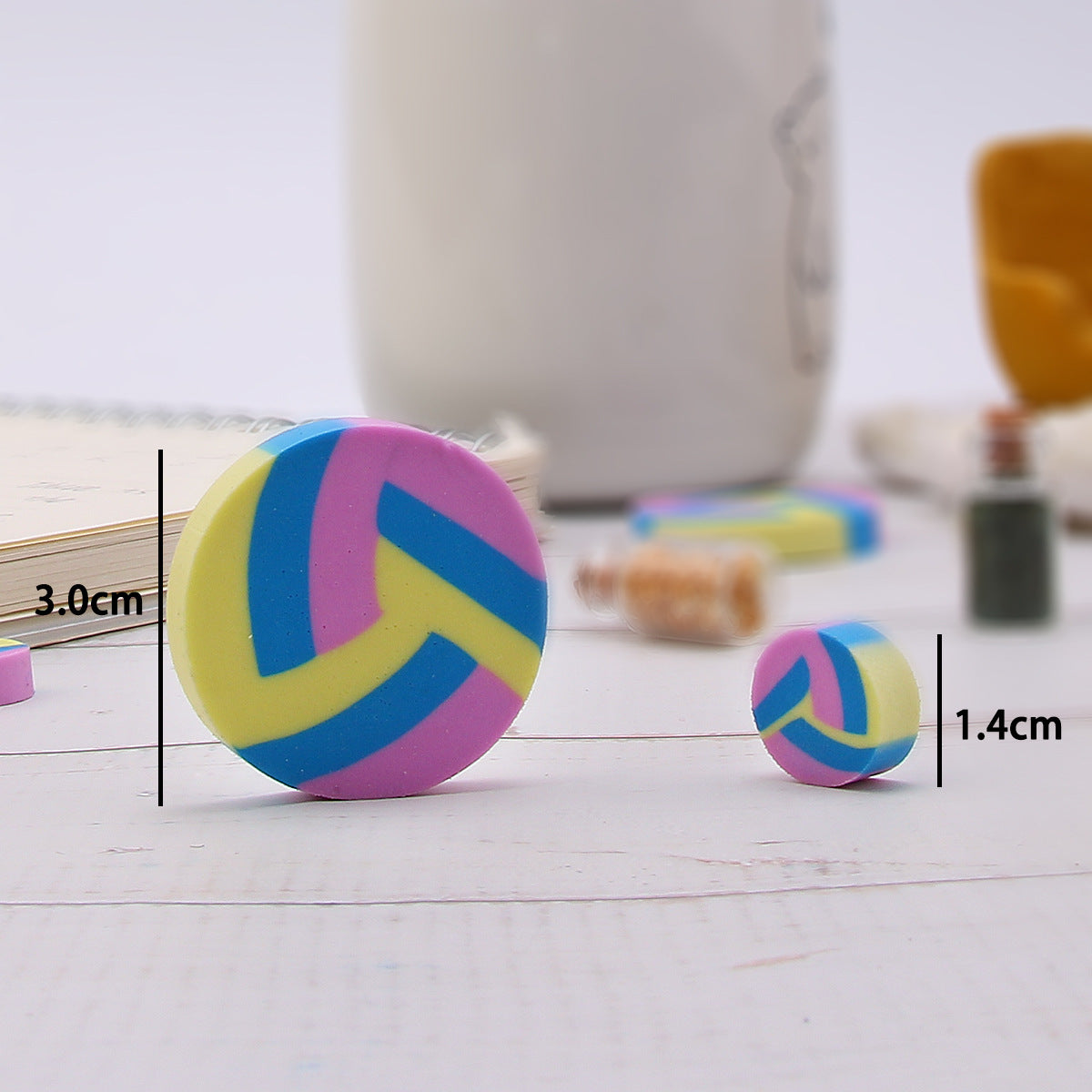 Wholesale PVC Color Volleyball Eraser